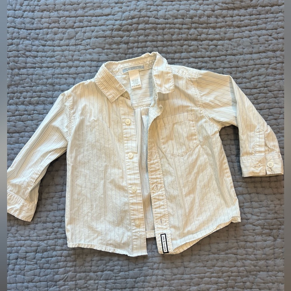 2 Janie and Jack button shirts